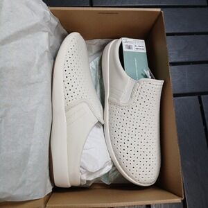 Waco Revitalign Orthotic Leather Slip-On Shoes Ridgeway Size‎ 11B NEW Light Grey